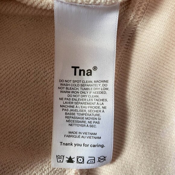 Tna Terry Fleece Boyfriend Boxy Zip Hoodie (Gd Oracle Pink) - Picture 6 of 6